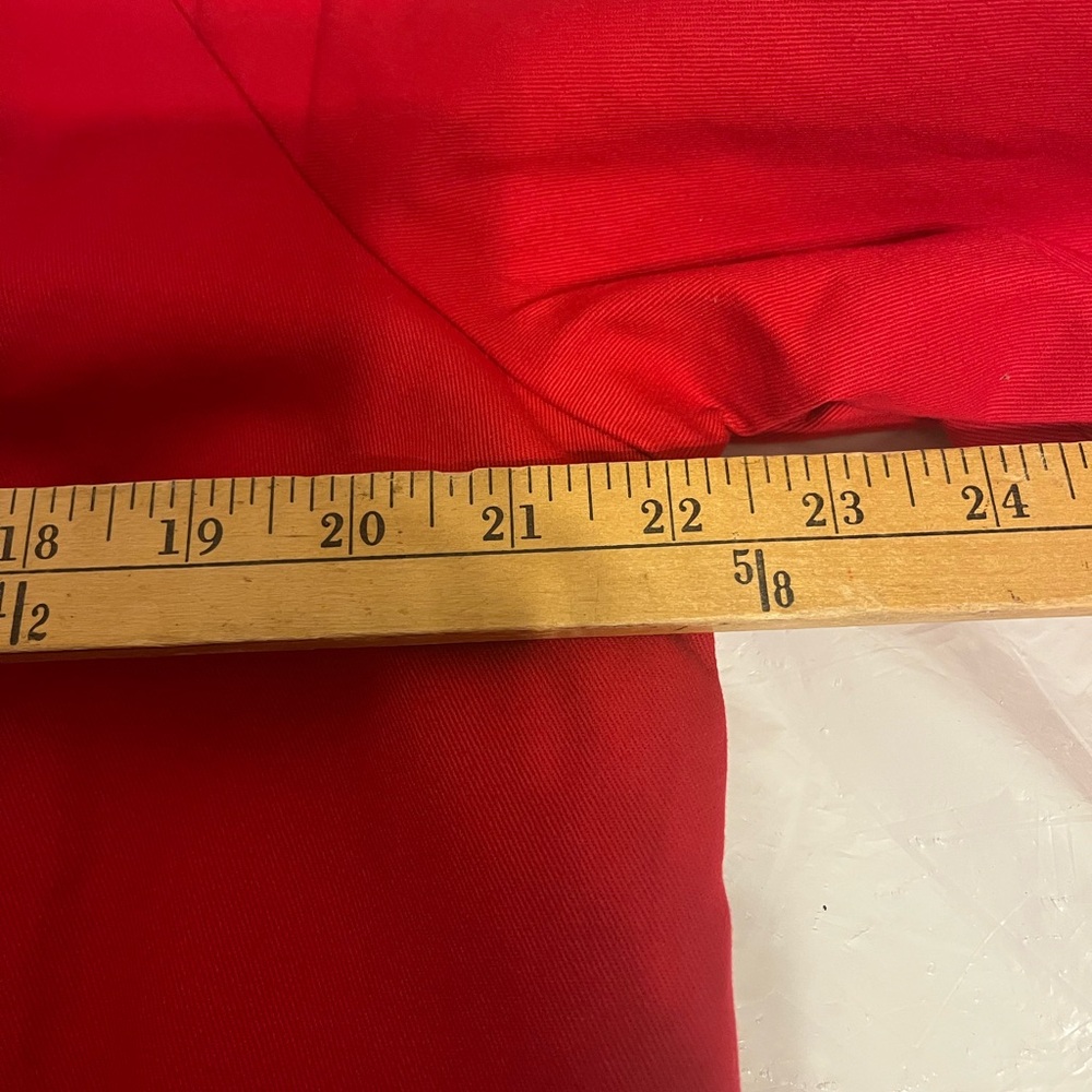 Daisy Fuentes Women's Red Double-Breasted rain coat xl nwt - Picture 5 of 9